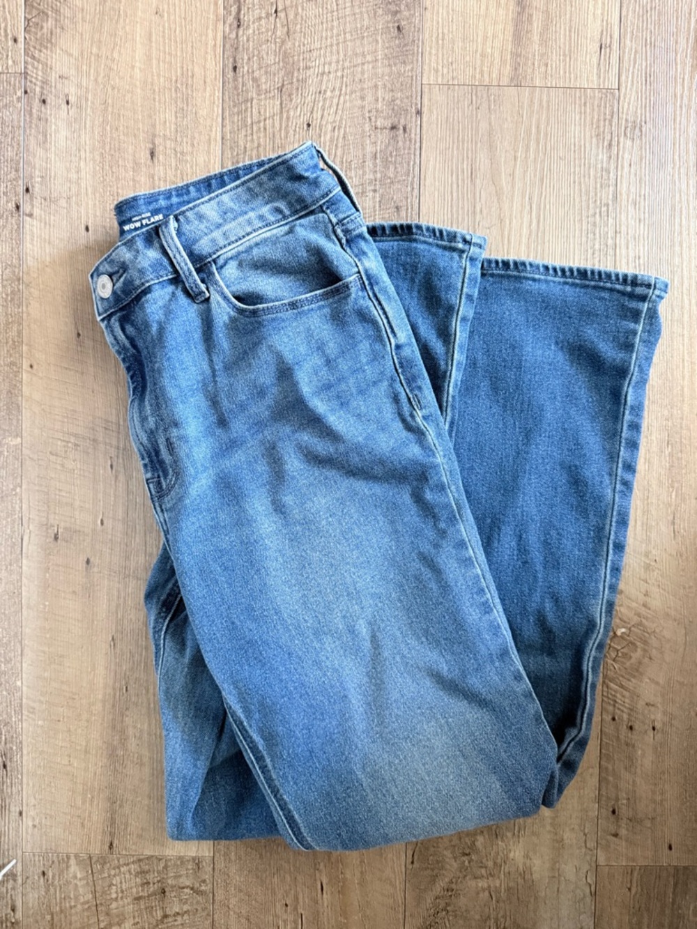 Old Navy Medium Blue Wow Flare Jeans